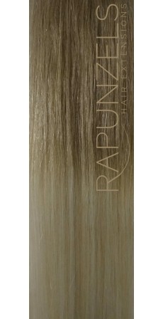 110 Gram 18" Hair Weave/Weft Colour #18/60 Beige Bonde to Light Blonde Dip Dye/Ombre (Full Head)